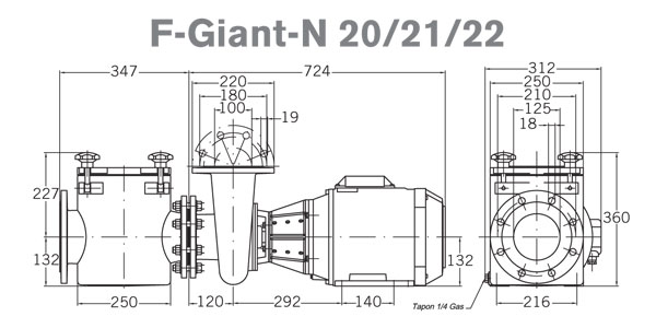 ���������� � ����������������� ������� ������ PSH F-Giant-N 20