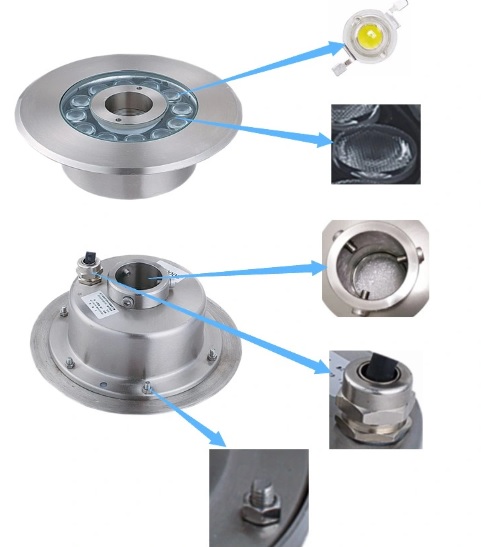 ����������� ������������ ��� ���������� �������� IP68 / 200AquaGMK- 9W / 12W / 18W 