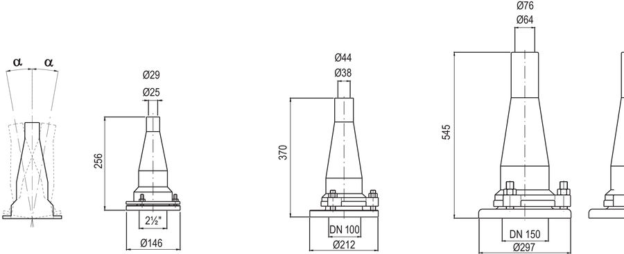 ��������� ������� Lance jet DN 80 mm �� 10.0-40.0 �3/��� ���. BZW2117 