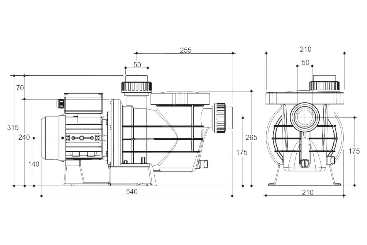 ����� � ����������� 19,5�3/� Gemas STREAMER MINI �=10 1,1��� 230� (0111STRM150M)